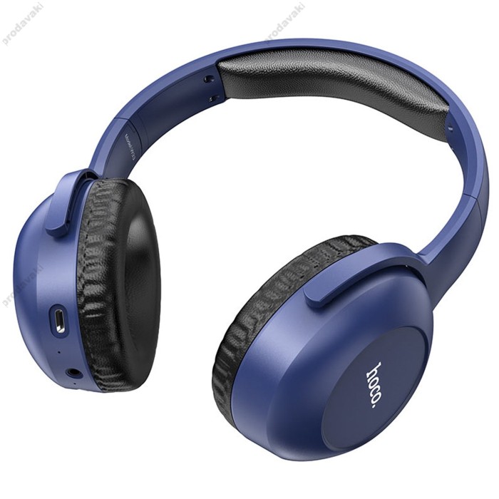 Бездротові Bluetooth навушники Hoco W33 Art sount BT 5.0 Blue