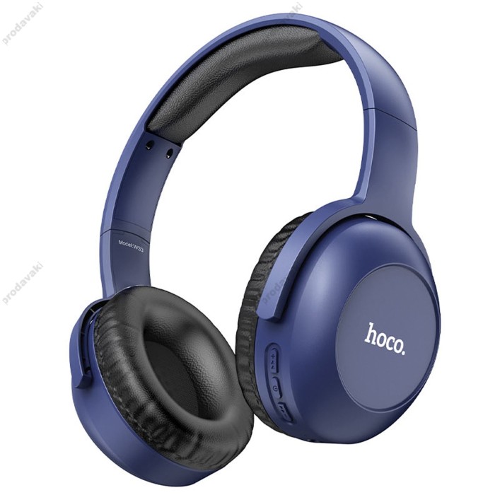 Бездротові Bluetooth навушники Hoco W33 Art sount BT 5.0 Blue