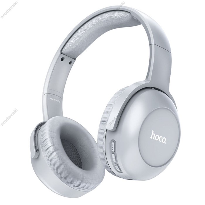 Бездротові Bluetooth навушники Hoco W33 Art sount BT 5.0 Grey