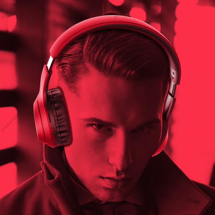 Бездротові Bluetooth навушники HOCO W30 Fun move headphones BT 5.0 Red