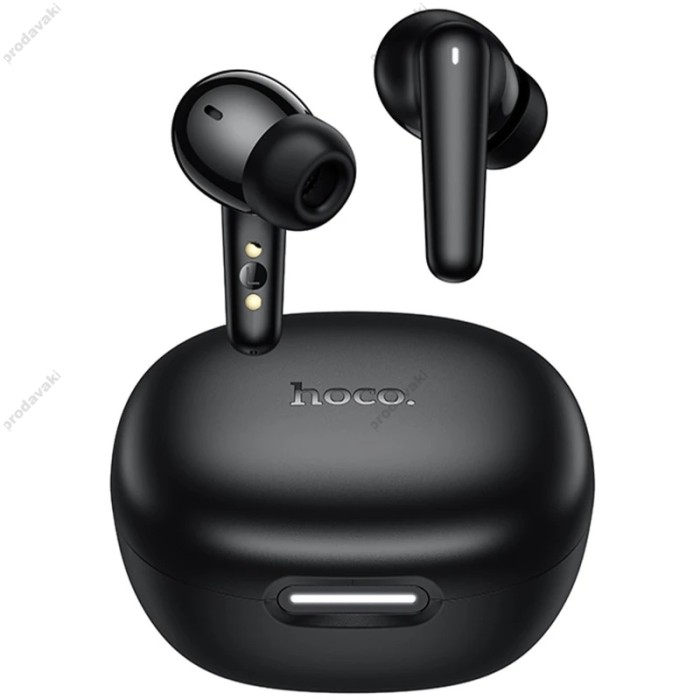 Бездротові Bluetooth навушники HOCO EQ100 Intelligent AI translation headset (App) BT 5.4 Black