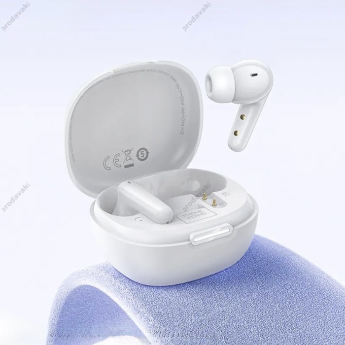Бездротові Bluetooth навушники HOCO EQ100 Intelligent AI translation headset (App) BT 5.4 White