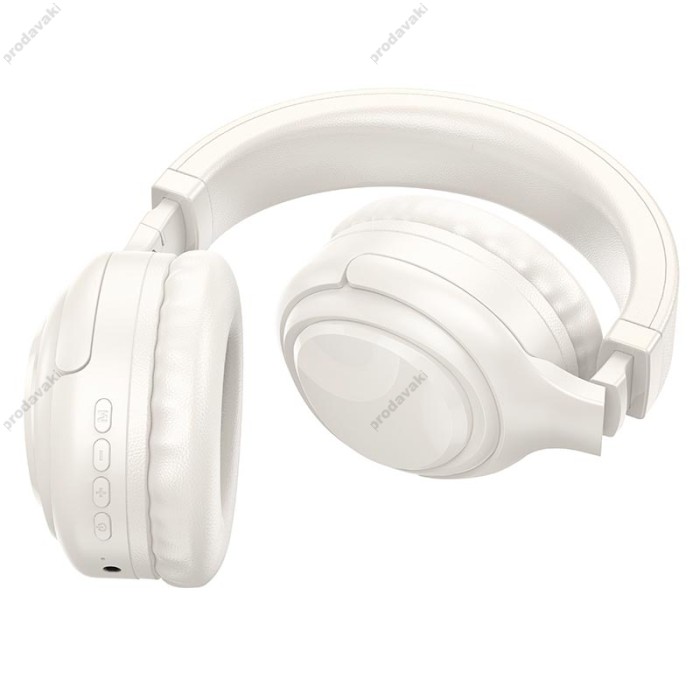 Бездротові Bluetooth навушники Hoco W48 Focus BT headphones Milky White