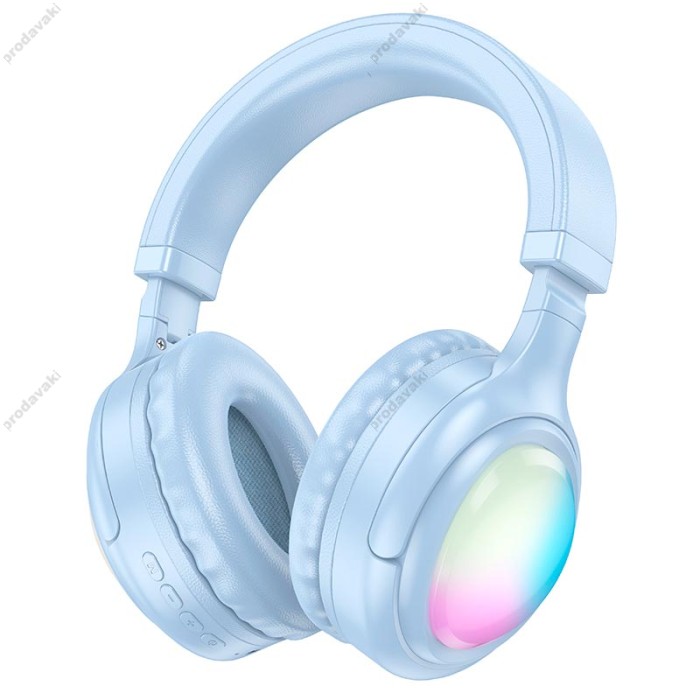 Бездротові Bluetooth навушники Hoco W48 Focus BT headphones Blue