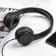Дротові навушники HOCO W21 Graceful charm wire control headphones Black