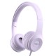 Дротові навушники HOCO W21 Graceful charm wire control headphones Purple