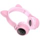 Бездротові Bluetooth навушники HOCO W27 Cheerful Cat ear Wireless headphones Pink