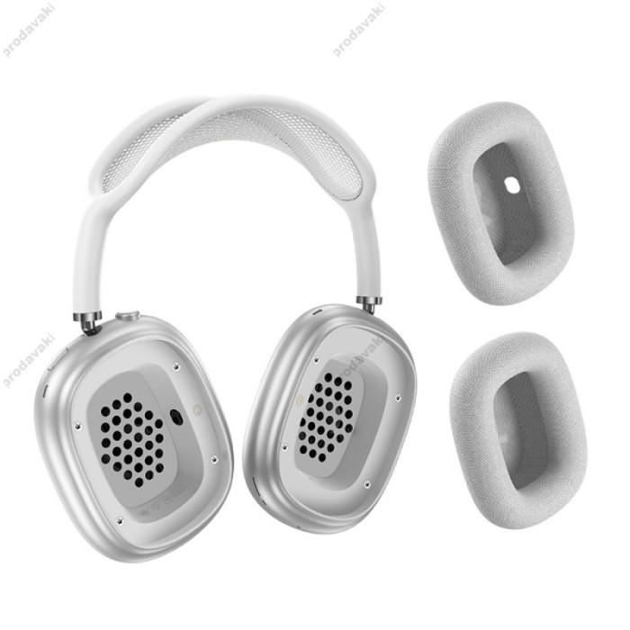 Бездротові Bluetooth навушники Hoco W58 ANC headphones BT5.4 Silver