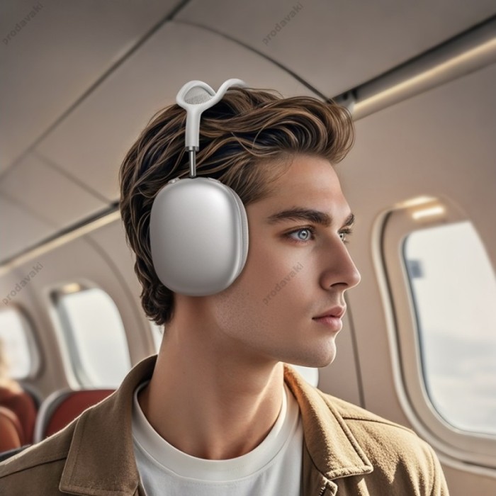 Бездротові Bluetooth навушники Hoco W58 ANC headphones BT5.4 Silver