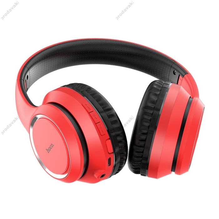 Бездротові Bluetooth навушники HOCO W28 Journey wireless headphones Red