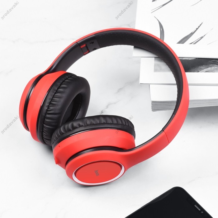 Бездротові Bluetooth навушники HOCO W28 Journey wireless headphones Red