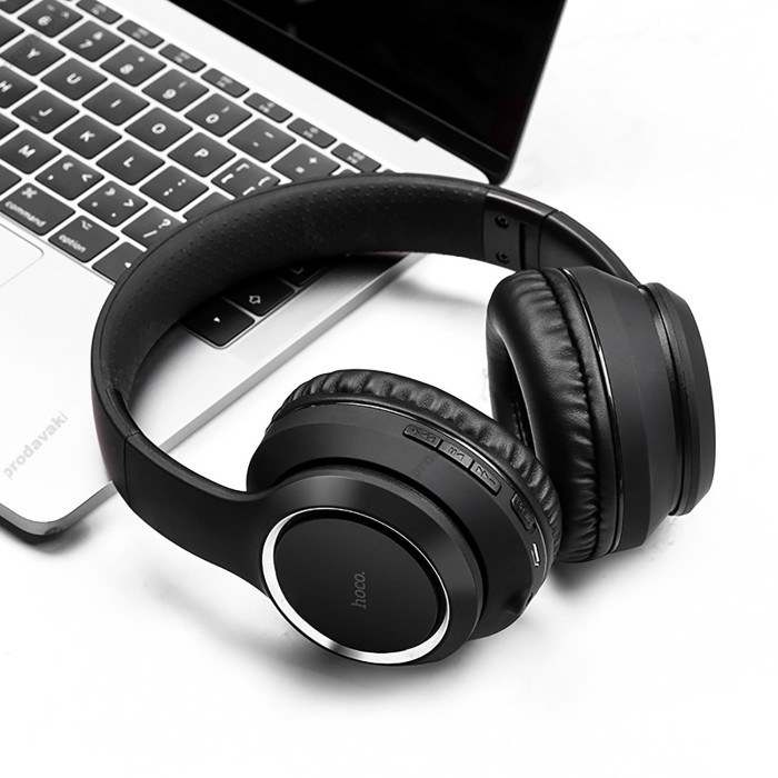 Бездротові Bluetooth навушники HOCO W28 Journey wireless headphones Black