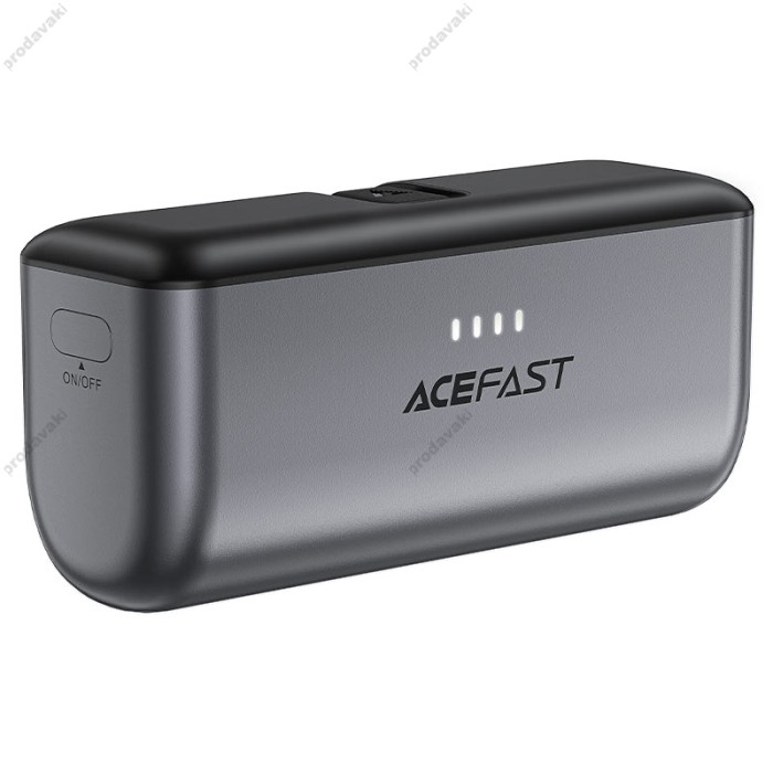 Повербанк портативний акумулятор Power bank ACEFAST M9 PD capsule Type-C 20W 5000 mAh Black