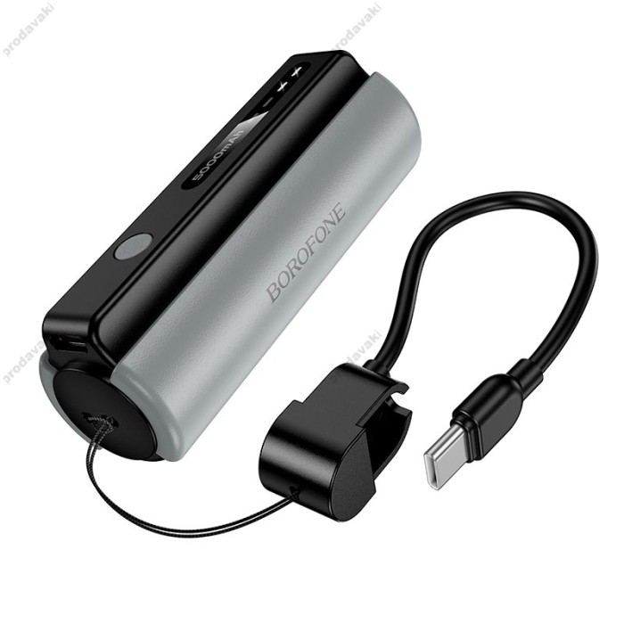 Повербанк портативний акумулятор Power bank BOROFONE BJ87 Star 5000 mAh Black