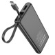 Повербанк портативний акумулятор Power bank HOCO J129 Nature (Type-C) 5000 mAh Black
