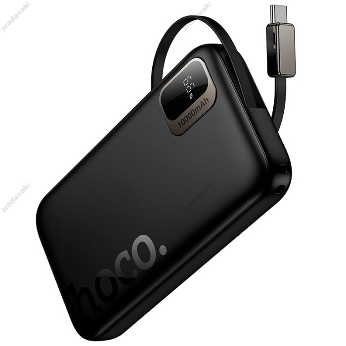 Повербанк портативний акумулятор Power bank HOCO Q51 Key 20W 10000 mAh Black