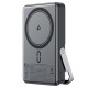 Повербанк портативний акумулятор Power bank Acefast M17 fast charging MagSafe магнітний 22.5W 10000 mAh Black