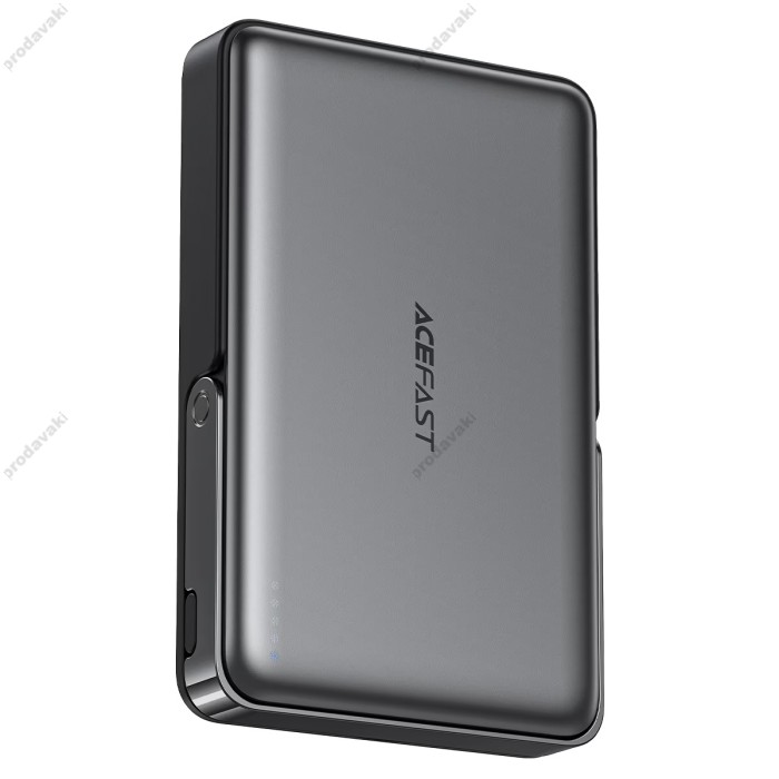 Повербанк портативний акумулятор Power bank Acefast M17 fast charging MagSafe магнітний 22.5W 10000 mAh Black