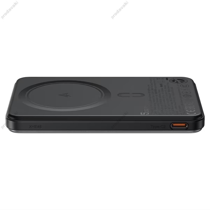 Повербанк портативний акумулятор Power bank Acefast M30 fast charging MagSafe магнітний 20W 5000 mAh Black