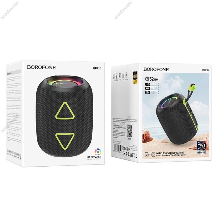 Портативна колонка Bluetooth Borofone BR36 Lucy sports speaker 5W Black