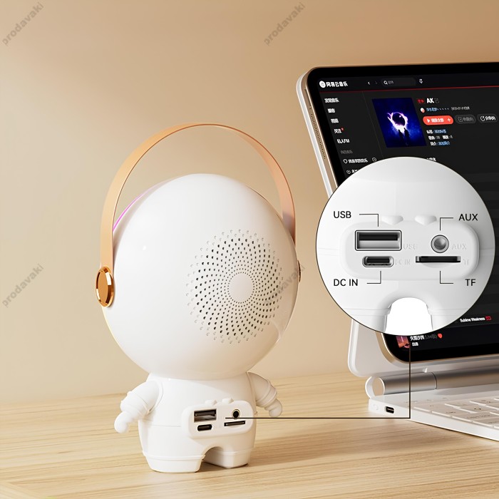 Портативна колонка Bluetooth CH XM-X66 мікрофон 1 шт 5W White