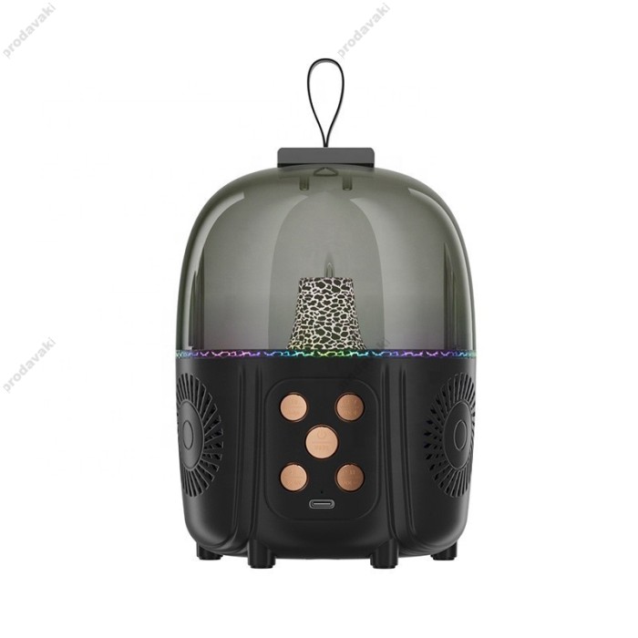 Портативна колонка Bluetooth CH Q3 мікрофон 2шт 10W Black