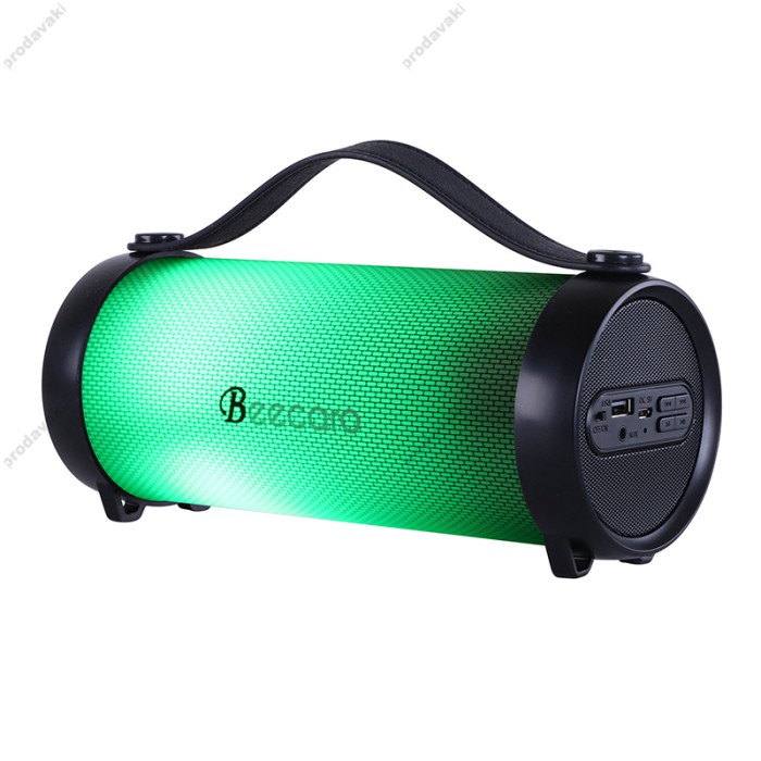 Портативна колонка Bluetooth Beecaro RX33D with RGB Light 7.5W Black