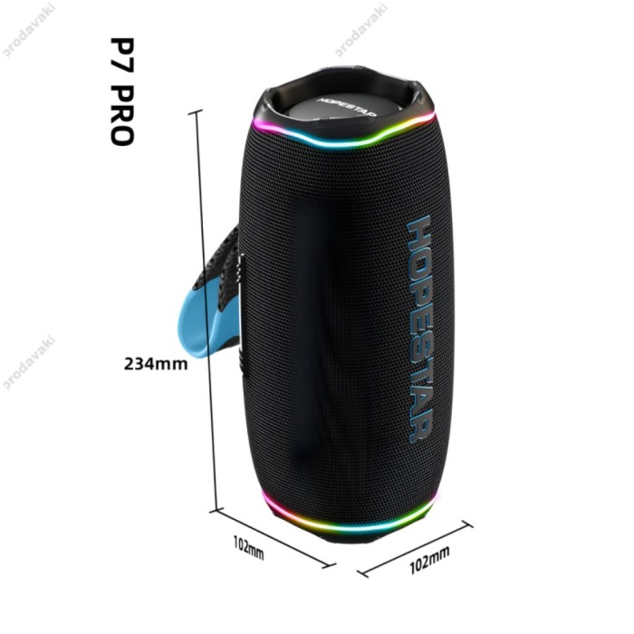 Портативна колонка Bluetooth Hopestar P7 Pro 46W Black