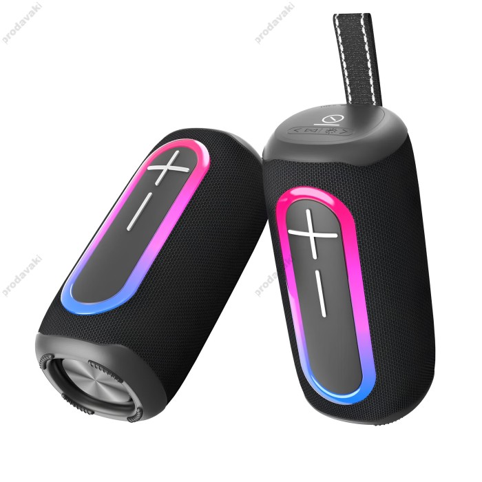 Портативна колонка Bluetooth Hopestar P60 Led 20W Black