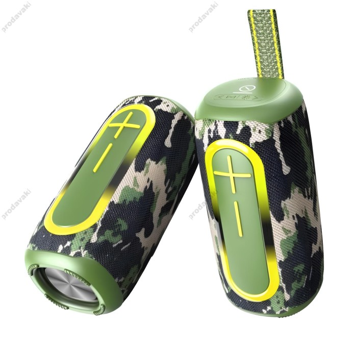 Портативна колонка Bluetooth Hopestar P60 Led 20W Army green