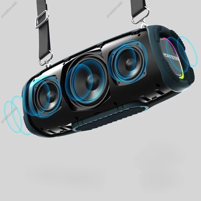 Портативна колонка Bluetooth Hopestar A6 MAX 80W Black