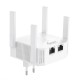 Роутер маршрутизатор WIFI підсилювач XO TX01 1200M Repeater + 100M Router 2in1 EU White