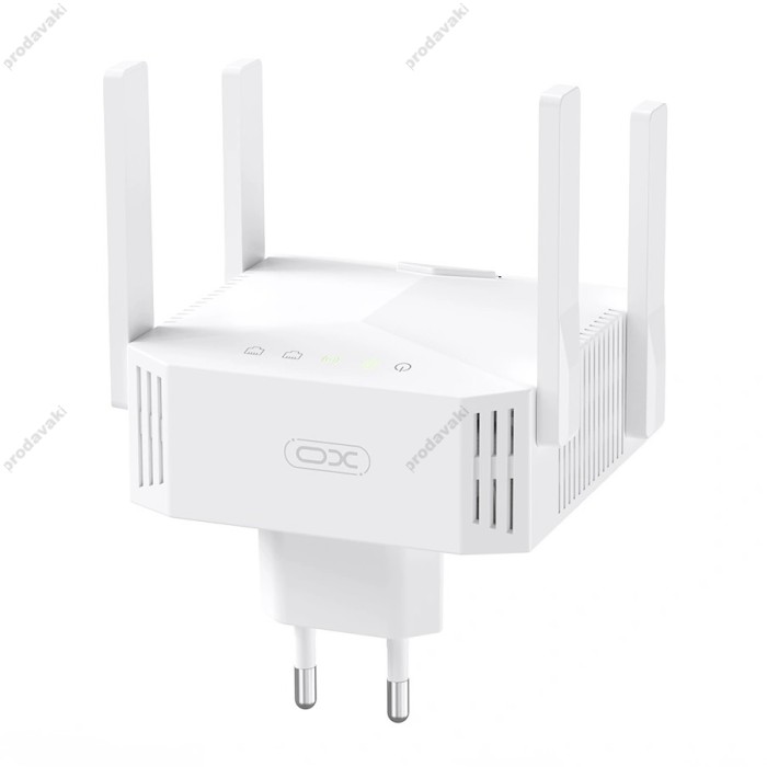 Роутер маршрутизатор WIFI підсилювач XO TX01 1200M Repeater + 100M Router 2in1 EU White