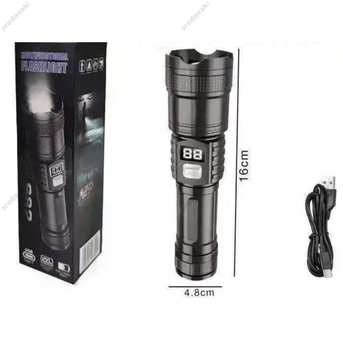 Ліхтарик CH LED YJ-36 Black