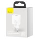 Мережевий зарядний пристрій Baseus Super Si quick charger EU 30W White CCSUP-J02