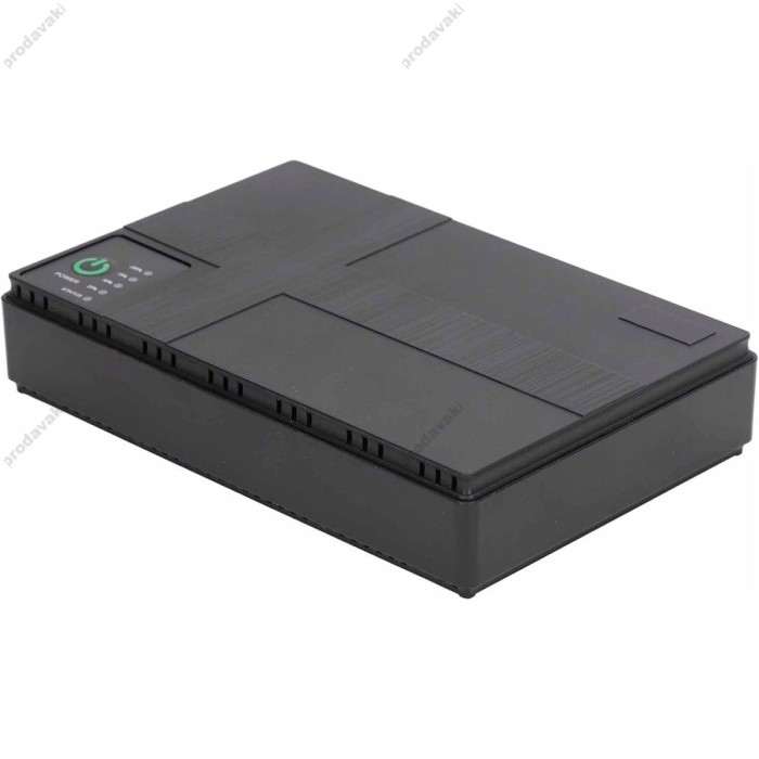 Повербанк для безперебійної роботи Wi-Fi роутера DC1018 10400mAh 38.48Wh USB 5V/12V/12V UPS Black