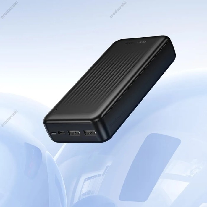 Повербанк портативний акумулятор Power bank BOROFONE BJ78A Clever 20000 mAh Black
