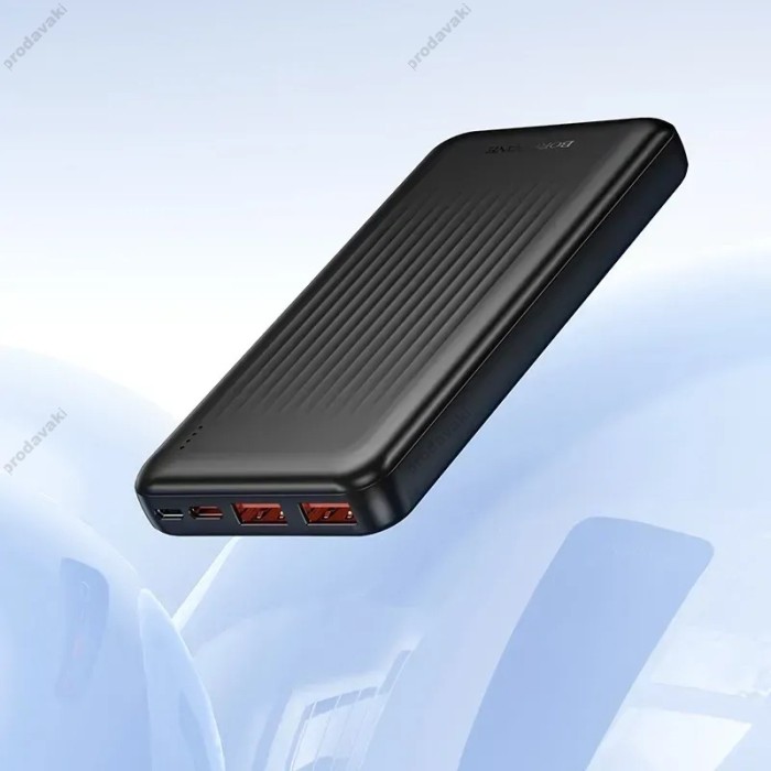 Повербанк портативний акумулятор Power bank BOROFONE BJ80 Clever 22.5W+PD20W 10000 mAh Black