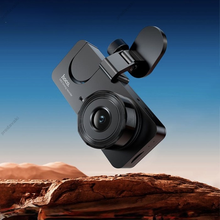 Відеореєстратор HOCO DI63 Universe three-screen simultaneous display 720p Wi-Fi Black