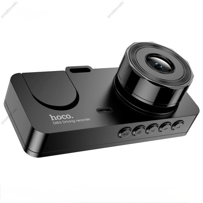 Відеореєстратор HOCO DI63 Universe three-screen simultaneous display 720p Wi-Fi Black