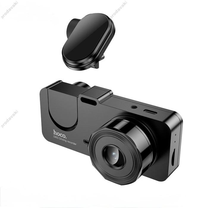 Відеореєстратор HOCO DI63 Universe three-screen simultaneous display 720p Wi-Fi Black