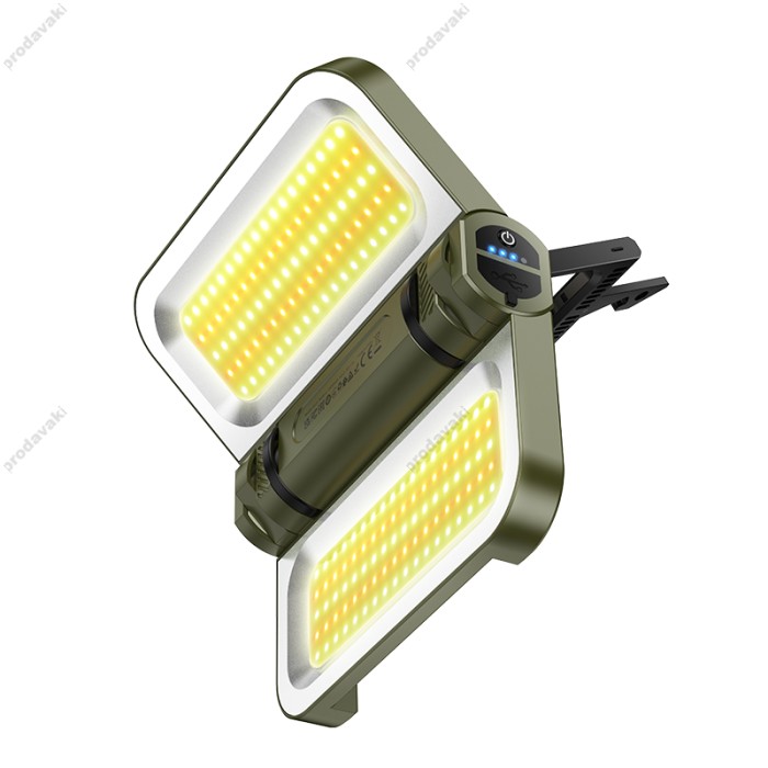Лампа зовнішня (кемпінгова лампа) HOCO DL22 Firefly solar outdoor camping light Green