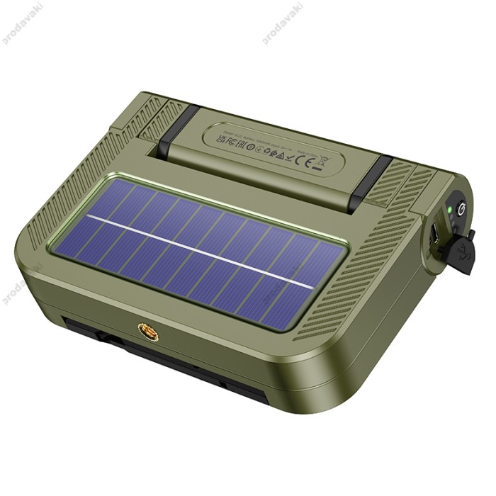 Лампа зовнішня (кемпінгова лампа) HOCO DL22 Firefly solar outdoor camping light Green