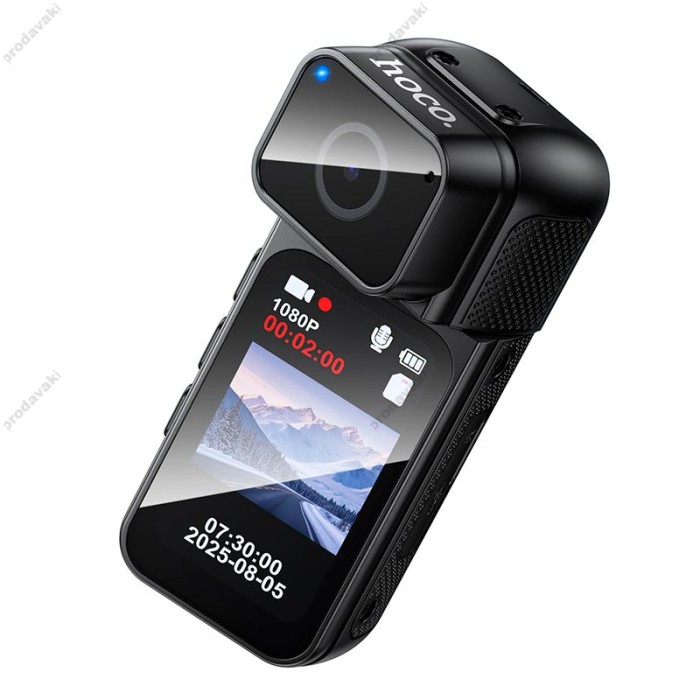 Екшн-камера спорт камера HOCO DV105 sports camera 1080p 30fps Wi-Fi Black