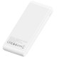 Повербанк портативний акумулятор Power bank XO PB308 USB-C 20W/USB-A 22.5W 10000 mAh White