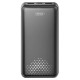Повербанк портативний акумулятор Power bank XO PB313 Light display 20000 mAh Black
