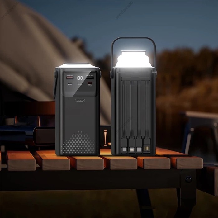Повербанк портативний акумулятор Power bank XO PR286 fast-charging 22.5W 50000 mAh Black