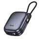Повербанк портативний акумулятор Power Bank Hoco Q49 Peak 20W 10000 mAh Metal-grey