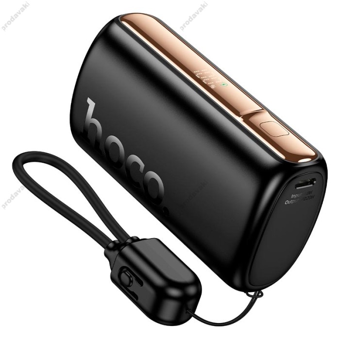 Повербанк портативний акумулятор Power Bank Hoco Q50 Victory 20W 10000 mAh Black