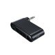 Автомобільний Bluetooth адаптер Baseus AUX MP3 WAV авто магнітоли BSBA-02 Black